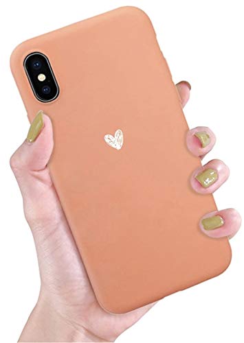 Ubeshine Hülle für iPhone XS, Hülle Case für iPhone XS Kreatives 3D Muster Schutzhülle Ultra dünn TPU Silikon Handyhülle Bumper für iPhone XS Chic Bling Herz Kratzfest Schutzhülle für iPhone XS/X von Ubeshine