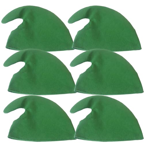 Ubxvamm Elfenhüte für Weihnachten, Party, Kostüm, Zubehör, Uni, Festival, Urlaub, Kopfbedeckung, handgefertigt, bunt, 6 Stück Ubxvamm Elfenhüte für Weihnachten, Party, Kostüm, Zubehör, Uni, Festival, Urlaub, Kopfbedeckung, handgefertigt, bunt, 6 Stück von Ubxvamm