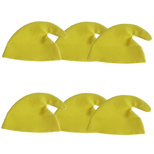Ubxvamm Elfenhüte für Weihnachten, Party, Kostüm, Zubehör, Uni, Festival, Urlaub, Kopfbedeckung, handgefertigt, bunt, 6 Stück Ubxvamm Elfenhüte für Weihnachten, Party, Kostüm, Zubehör, Uni, Festival, Urlaub, Kopfbedeckung, handgefertigt, bunt, 6 Stück von Ubxvamm