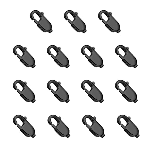 Karabinerverschlüsse, 18 mm, für Schmuckherstellung, 15 Stück, 316 Edelstahl, Karabinerverschlüsse für Bastelarbeiten, Halsketten, Armbänder, Schmuckherstellung Karabinerverschlüsse, 18 mm, für Schmuckherstellung, 15 Stück, 316 Edelstahl, Karabinerverschlüsse für Bastelarbeiten, Halsketten, Armbänder, Schmuckherstellung von Ucevi