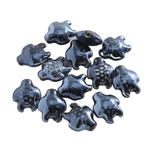 10 Stück Keramik-Schildkröten-Perlen, Abstandshalter für Schmuckherstellung, DIY, Armband, Halskette, Zubehör 10 Stück Keramik-Schildkröten-Perlen, Abstandshalter für Schmuckherstellung, DIY, Armband, Halskette, Zubehör von Uclac