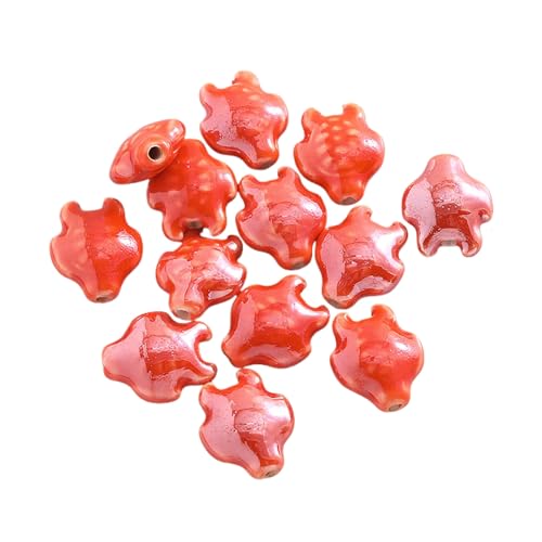 10 Stück Keramik-Schildkröten-Perlen, Abstandshalter für Schmuckherstellung, DIY, Armband, Halskette, Zubehör 10 Stück Keramik-Schildkröten-Perlen, Abstandshalter für Schmuckherstellung, DIY, Armband, Halskette, Zubehör von Uclac