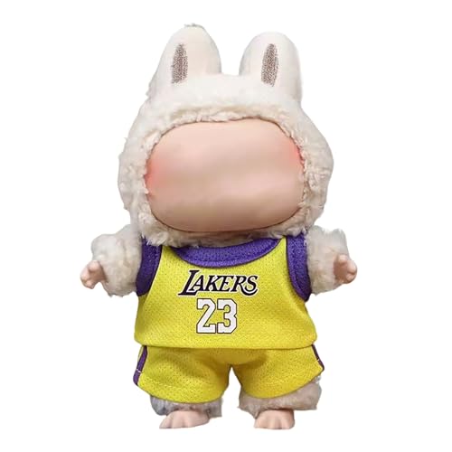 Basketball Kleidung für Puppen Zubehör, Stilvolles Kawaii Outfit Set Geeignet für 15cm/17cm Puppen, Puppenkleidungsset Ersatz Basketball Kleidung für Puppen Zubehör, Stilvolles Kawaii Outfit Set Geeignet für 15cm/17cm Puppen, Puppenkleidungsset Ersatz von Uclac
