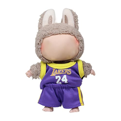 Basketball Kleidung für Puppen Zubehör, Stilvolles Kawaii Outfit Set Geeignet für 15cm/17cm Puppen, Puppenkleidungsset Ersatz Basketball Kleidung für Puppen Zubehör, Stilvolles Kawaii Outfit Set Geeignet für 15cm/17cm Puppen, Puppenkleidungsset Ersatz von Uclac