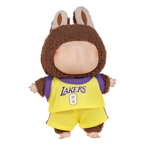 Basketball Kleidung für Puppen Zubehör, Stilvolles Kawaii Outfit Set Geeignet für 15cm/17cm Puppen, Puppenkleidungsset Ersatz Basketball Kleidung für Puppen Zubehör, Stilvolles Kawaii Outfit Set Geeignet für 15cm/17cm Puppen, Puppenkleidungsset Ersatz von Uclac