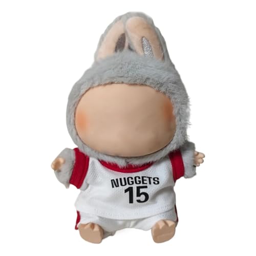 Basketball Kleidung für Puppen Zubehör, Stilvolles Kawaii Outfit Set Geeignet für 15cm/17cm Puppen, Puppenkleidungsset Ersatz Basketball Kleidung für Puppen Zubehör, Stilvolles Kawaii Outfit Set Geeignet für 15cm/17cm Puppen, Puppenkleidungsset Ersatz von Uclac