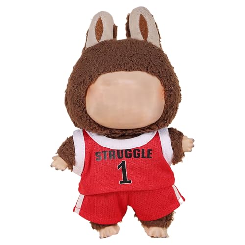 Basketball Kleidung für Puppen Zubehör, Stilvolles Kawaii Outfit Set Geeignet für 15cm/17cm Puppen, Puppenkleidungsset Ersatz Basketball Kleidung für Puppen Zubehör, Stilvolles Kawaii Outfit Set Geeignet für 15cm/17cm Puppen, Puppenkleidungsset Ersatz von Uclac