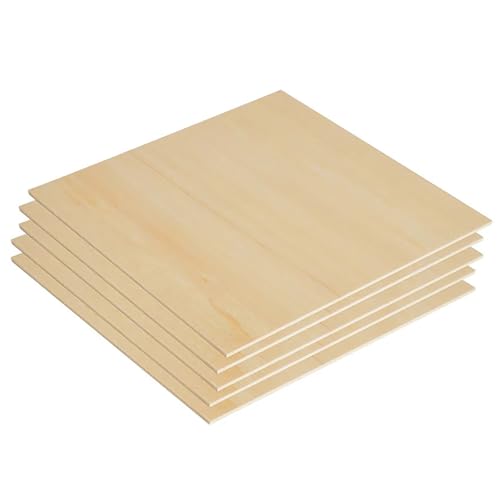 Dicke Holzplatten zum Basteln, blanko, Lindenholz, quadratisch, zum Malen, Laserschneiden, Architekturmodelle, 12 Stück Dicke Holzplatten zum Basteln, blanko, Lindenholz, quadratisch, zum Malen, Laserschneiden, Architekturmodelle, 12 Stück von Uclac