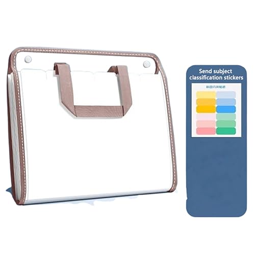 Erweiterbarer reversibler Aktenordner mit 13 Fächern, tragbarer Dokumentenhalter für Zuhause, Schule und Büro Erweiterbarer reversibler Aktenordner mit 13 Fächern, tragbarer Dokumentenhalter für Zuhause, Schule und Büro von Uclac