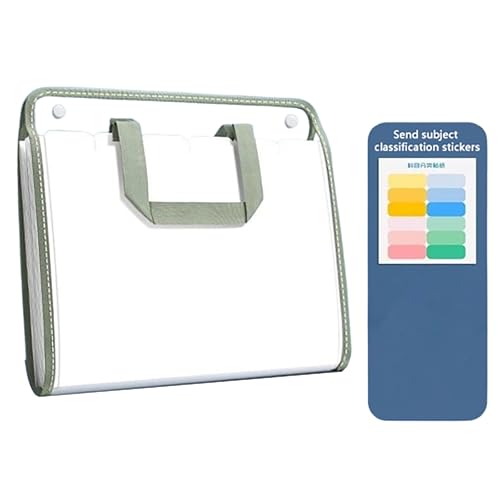 Erweiterbarer reversibler Aktenordner mit 13 Fächern, tragbarer Dokumentenhalter für Zuhause, Schule und Büro Erweiterbarer reversibler Aktenordner mit 13 Fächern, tragbarer Dokumentenhalter für Zuhause, Schule und Büro von Uclac