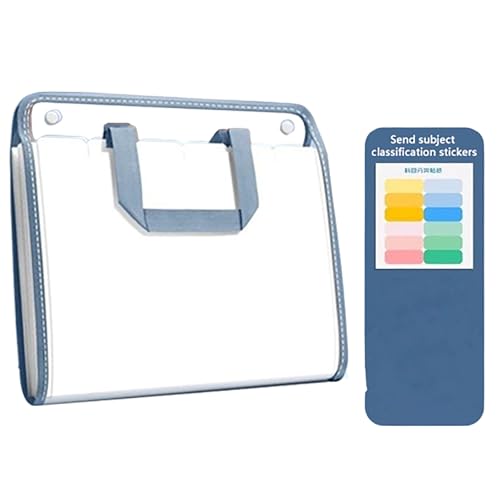 Erweiterbarer reversibler Aktenordner mit 13 Fächern, tragbarer Dokumentenhalter für Zuhause, Schule und Büro Erweiterbarer reversibler Aktenordner mit 13 Fächern, tragbarer Dokumentenhalter für Zuhause, Schule und Büro von Uclac