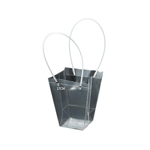Hiwhale Trapezbeutel, groß, mittel und klein, transparent, geeignet für Blumenstraußbeutel und Blumenversorgung, für große Geschenke und Blumentüten Hiwhale Trapezbeutel, groß, mittel und klein, transparent, geeignet für Blumenstraußbeutel und Blumenversorgung, für große Geschenke und Blumentüten von Uclac