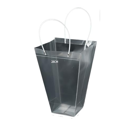 Hiwhale Trapezbeutel, groß, mittel und klein, transparent, geeignet für Blumenstraußbeutel und Blumenversorgung, für große Geschenke und Blumentüten Hiwhale Trapezbeutel, groß, mittel und klein, transparent, geeignet für Blumenstraußbeutel und Blumenversorgung, für große Geschenke und Blumentüten von Uclac