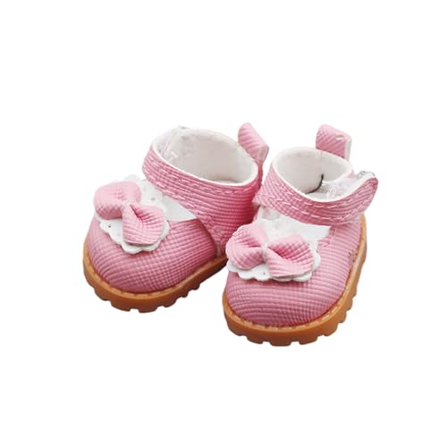 Kawaii Prinzessin Puppenschuhe Zubehör, kompatibel mit 15cm/17cm Puppen, Dress Up Hüte Kleidung Schuhe Ersatz für Puppe (Puppe nicht enthalten) von Uclac
