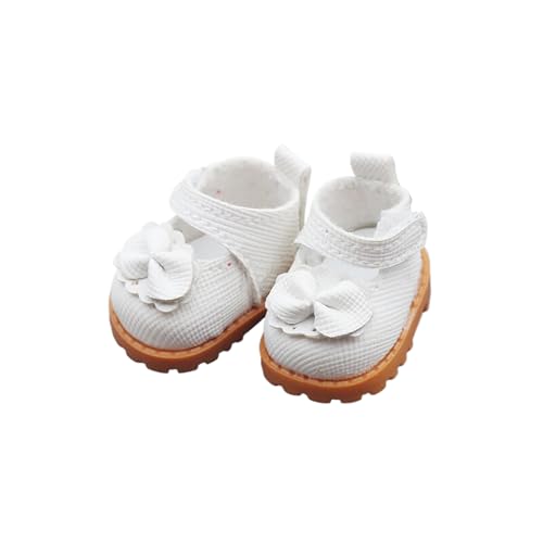 Kawaii Prinzessin Puppenschuhe Zubehör, kompatibel mit 15cm/17cm Puppen, Dress Up Hüte Kleidung Schuhe Ersatz für Puppe (Puppe nicht enthalten) von Uclac