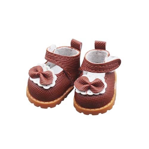 Kawaii Prinzessin Puppenschuhe Zubehör, kompatibel mit 15cm/17cm Puppen, Dress Up Hüte Kleidung Schuhe Ersatz für Puppe (Puppe nicht enthalten) von Uclac