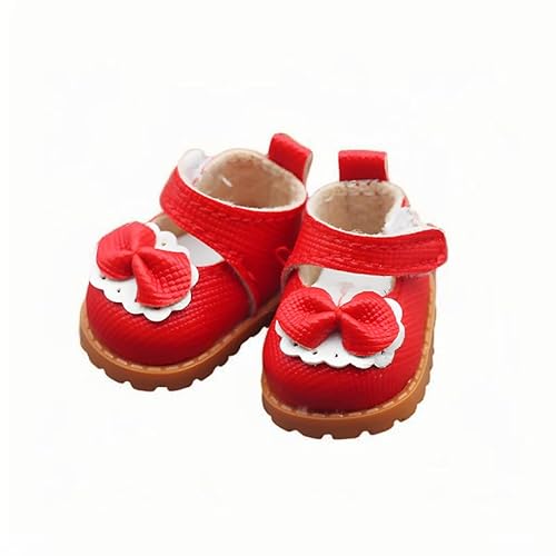 Kawaii Prinzessin Puppenschuhe Zubehör, kompatibel mit 15cm/17cm Puppen, Dress Up Hüte Kleidung Schuhe Ersatz für Puppe (Puppe nicht enthalten) von Uclac