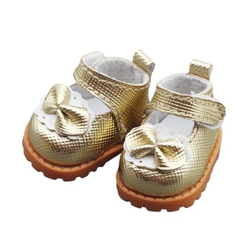Kawaii Prinzessin Puppenschuhe Zubehör, kompatibel mit 15cm/17cm Puppen, Dress Up Hüte Kleidung Schuhe Ersatz für Puppe (Puppe nicht enthalten) von Uclac