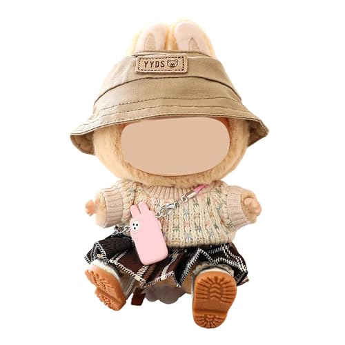 Kleidung für Puppen, 5-teilig, modisch schick, Kawaii Ropa Para, Outfit-Set, perfektes Ersatz-Set für 15 cm und 17 cm große Puppen von Uclac