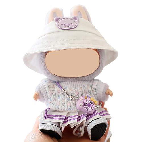 Kleidung für Puppen, 5-teilig, modisch schick, Kawaii Ropa Para, Outfit-Set, perfektes Ersatz-Set für 15 cm und 17 cm große Puppen Kleidung für Puppen, 5-teilig, modisch schick, Kawaii Ropa Para, Outfit-Set, perfektes Ersatz-Set für 15 cm und 17 cm große Puppen von Uclac