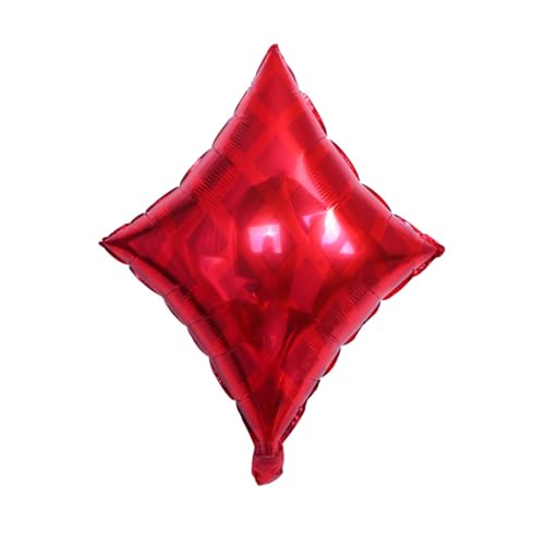 Quadratische Herz-Pik-Folienballon, Hochzeit, Party, Dekoration, Thema, dekoratives Zubehör von Uclac