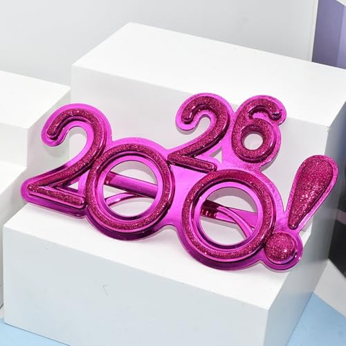 Uclac 2026 Nummer-Brillen Happy New Year Brille Diamant Glitzer Sonnenbrille Cosplay Prop Xmas Party Dekoration Lustige Brille Uclac 2026 Nummer-Brillen Happy New Year Brille Diamant Glitzer Sonnenbrille Cosplay Prop Xmas Party Dekoration Lustige Brille von Uclac