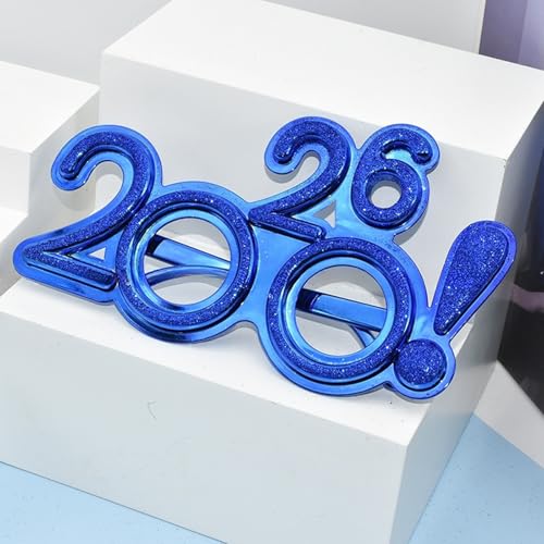 Uclac 2026 Nummer-Brillen Happy New Year Brille Diamant Glitzer Sonnenbrille Cosplay Prop Xmas Party Dekoration Lustige Brille Uclac 2026 Nummer-Brillen Happy New Year Brille Diamant Glitzer Sonnenbrille Cosplay Prop Xmas Party Dekoration Lustige Brille von Uclac