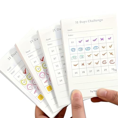 Uclac 30 Tage Planer Daily Challenge Notizblock Selbstdisziplin Checkliste Selbstklebende Notizblöcke Mini Pocket Checkliste Schreibblöcke Uclac 30 Tage Planer Daily Challenge Notizblock Selbstdisziplin Checkliste Selbstklebende Notizblöcke Mini Pocket Checkliste Schreibblöcke von Uclac