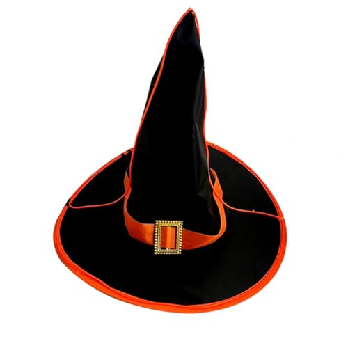 Uclac Männliche und weibliche Kinder Leuchtender Hut Spielzeug Flexibel Halloween Hexenhut mit LED-Beleuchtung für Mottopartys Foto Requisiten von Uclac