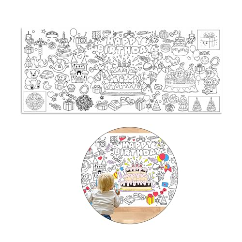 Uclac Riesige Einweg-Tischdecke für Kinder, 76,2 x 183,9 cm, rechteckiges Blanko-Poster für Geburtstagsfeiern, Klassenzimmer-Handwerk und Dekorationszubehör Uclac Riesige Einweg-Tischdecke für Kinder, 76,2 x 183,9 cm, rechteckiges Blanko-Poster für Geburtstagsfeiern, Klassenzimmer-Handwerk und Dekorationszubehör von Uclac
