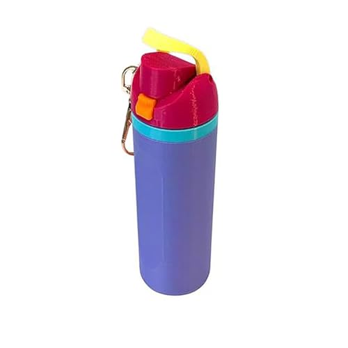 Uclac Trendiger Flaschen-Schlüsselanhänger, 3D-gedruckter Lippenbalsam-Halter, Mini-Wasserbecher, Lippenbalsam-Halter, Schlüsselanhänger, niedlicher Anhänger für Handtaschen, Rucksack, niedlicher Uclac Trendiger Flaschen-Schlüsselanhänger, 3D-gedruckter Lippenbalsam-Halter, Mini-Wasserbecher, Lippenbalsam-Halter, Schlüsselanhänger, niedlicher Anhänger für Handtaschen, Rucksack, niedlicher von Uclac