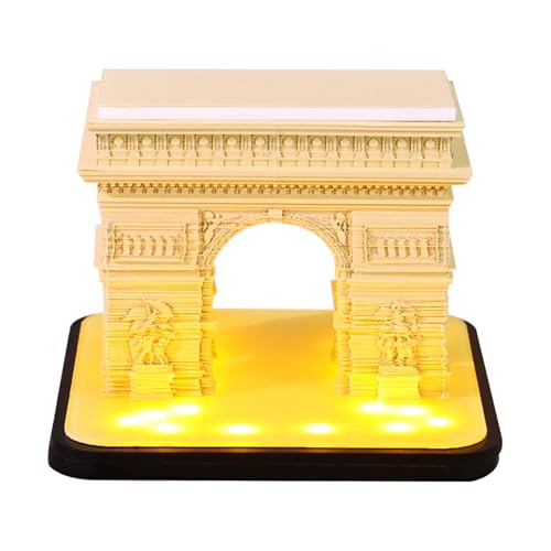 2026 Time Piece Kalender, 3D Memo Blöcke Kalender 2026 Schreibtischkalender mit LED-Licht, 3D Abreißpapier Schnitzerei Kunst Memo Pad Notizblock Geschenk für Weihnachten Einweihungsfeier Desktop 2026 Time Piece Kalender, 3D Memo Blöcke Kalender 2026 Schreibtischkalender mit LED-Licht, 3D Abreißpapier Schnitzerei Kunst Memo Pad Notizblock Geschenk für Weihnachten Einweihungsfeier Desktop von Ucuse