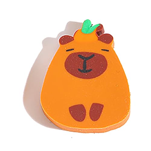 50 Stück kreative Radiergummis mit Tiermotiven, bezauberndes Capybara-Design, perfekt für Bürobedarf und Schreibwaren für Studenten von Ucuse