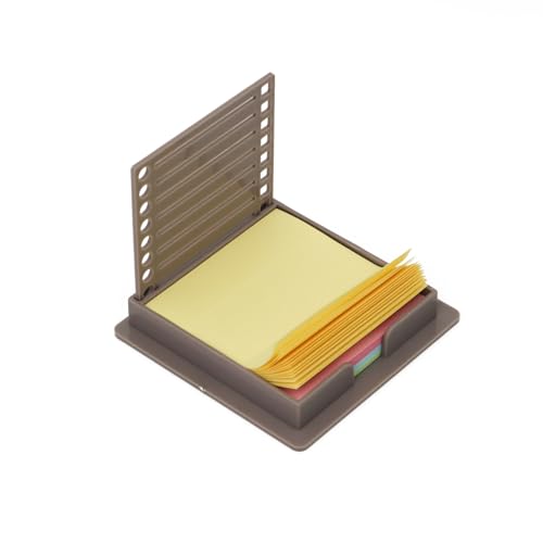 Haftnotizhalter mit 100 Haftnotizen in 4 Farben, kompatibel mit Post-It Not-ES 3 x 3 Klebeblöcken, Spender mit Schablone, Notizblock, Organizer mit Linienbox, Zeichenvorlage für Schulbedarf Haftnotizhalter mit 100 Haftnotizen in 4 Farben, kompatibel mit Post-It Not-ES 3 x 3 Klebeblöcken, Spender mit Schablone, Notizblock, Organizer mit Linienbox, Zeichenvorlage für Schulbedarf von Ucuse