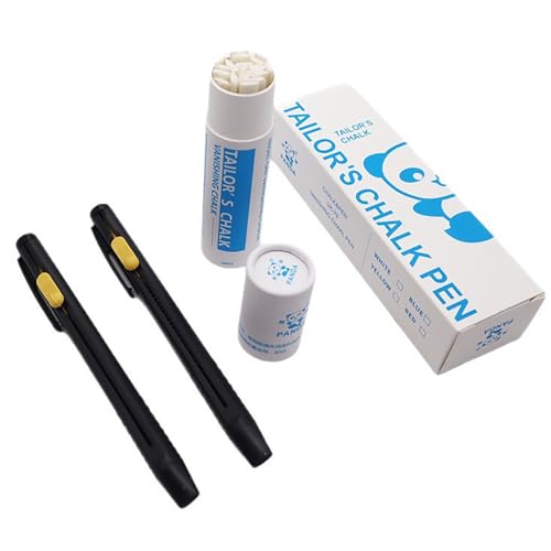 Wärmelöschbarer Stoffmarker zum Nähen, Sticken, Quilten, Waschbarer Löschbarer Austauschbarer Nachfüllmarker Stift, für Baumwolle, Strickstoffe, Nähkreide DIY Marker Stift (2 Stifte + 20 Premium Wärmelöschbarer Stoffmarker zum Nähen, Sticken, Quilten, Waschbarer Löschbarer Austauschbarer Nachfüllmarker Stift, für Baumwolle, Strickstoffe, Nähkreide DIY Marker Stift (2 Stifte + 20 Premium von Ucuse