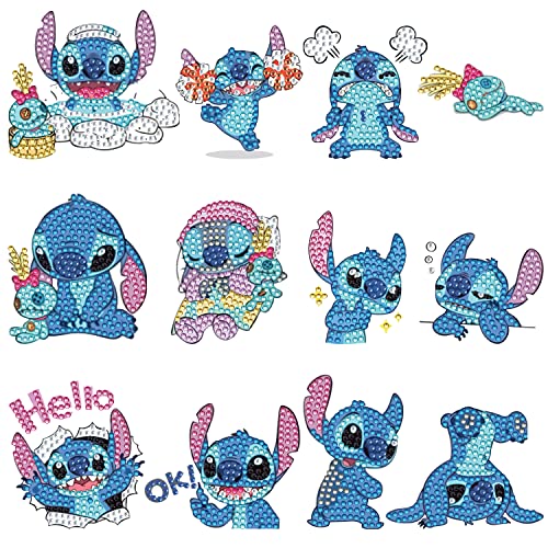 UdacA 12 Stück 5d DIY Cartoon Diamant Aufkleber Kit, Diamond Painting Kinder, DIY Diamant Painting Kit für Kinder und Erwachsene Anfänger, Geburtstags Geschenk für Jungen Mädchen UdacA 12 Stück 5d DIY Cartoon Diamant Aufkleber Kit, Diamond Painting Kinder, DIY Diamant Painting Kit für Kinder und Erwachsene Anfänger, Geburtstags Geschenk für Jungen Mädchen von UdacA