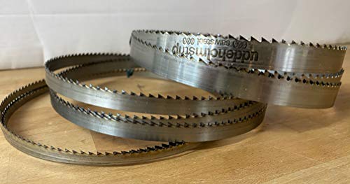 Bandsägeblätter Mischpaket gehärtete Zahnspitzen 6/10/15 1400mm x 0,4mm von Uddeholm Schwedenstahl