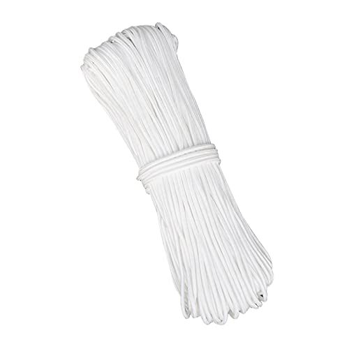 2 mm Raffrolloschnur, 20 m, weiß, geflochtene Schnur, Rolloschnur, weiße Schnur, Bildschnur, zum Anheben von Schatten, Bildern, Aufhängekordel, Nylon, geflochtene Kordel zum Aufhängen, Schnur zum 2 mm Raffrolloschnur, 20 m, weiß, geflochtene Schnur, Rolloschnur, weiße Schnur, Bildschnur, zum Anheben von Schatten, Bildern, Aufhängekordel, Nylon, geflochtene Kordel zum Aufhängen, Schnur zum von Udewo