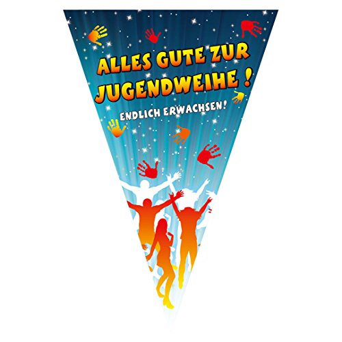 1 Wimpelkette Alles Gute zur Jugendweihe, 10 Meter 1 Wimpelkette Alles Gute zur Jugendweihe, 10 Meter von niru