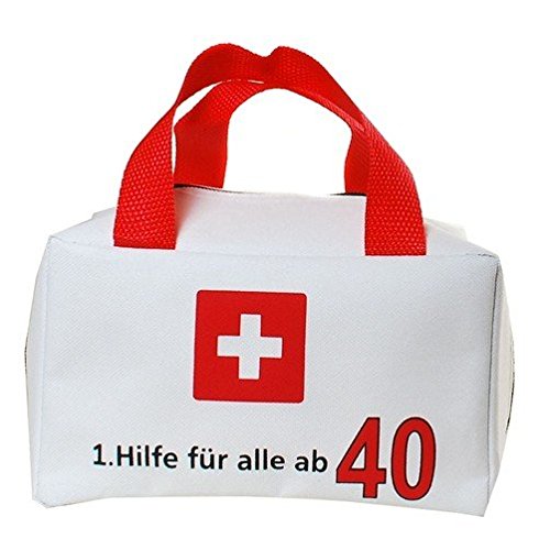 Udo Schmidt GmbH & Co Tasche 1. Hilfe FÜR ALLE AB 40 Geschenkartikel 40. Geburtstag DEKO ZUM BEFÜLLEN von Cherioll