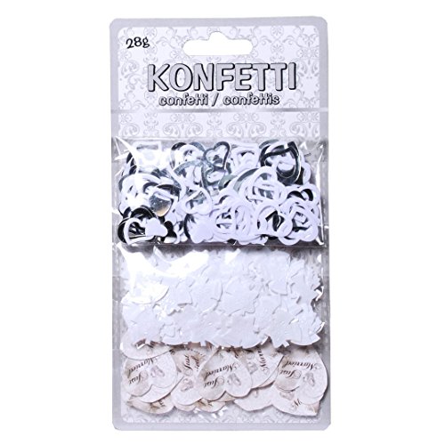 Udo Schmidt GmbH & Co Konfetti Hochzeit, 3-Fach Sortiert, 28 gr. von Udo Schmidt GmbH & Co