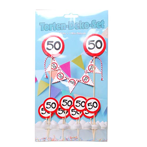 Udo Schmidt GmbH & Co Torten Deko Set 50" Party Picks Mini Schild Stecker Partydeko Geburtstags Deko Buffet Dekoration Udo Schmidt GmbH & Co Torten Deko Set 50" Party Picks Mini Schild Stecker Partydeko Geburtstags Deko Buffet Dekoration von Udo Schmidt GmbH & Co