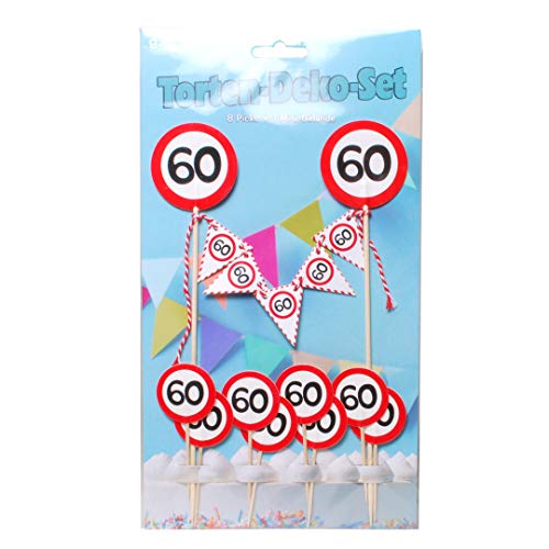Udo Schmidt GmbH & Co Torten Deko Set 60" Party Picks Mini Schild Stecker Partydeko Geburtstags Deko Buffet Dekoration Udo Schmidt GmbH & Co Torten Deko Set 60" Party Picks Mini Schild Stecker Partydeko Geburtstags Deko Buffet Dekoration von Udo Schmidt GmbH & Co