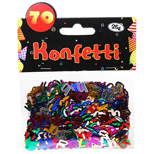 Udo Schmidt GmbH & Co Numbers Confetti 70 Table Decoration for 70th Birthday Numbers Scatter Decoration Udo Schmidt GmbH & Co Numbers Confetti 70 Table Decoration for 70th Birthday Numbers Scatter Decoration von XGAGHB