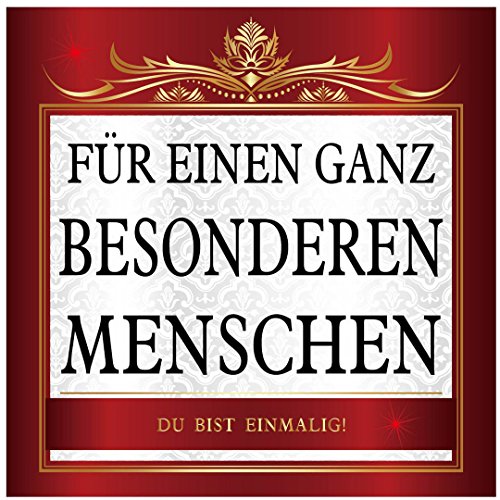 Udo Schmidt Aufkleber Du bist einmalig für einen besonderen Menschen Sticker 10 x 10 cm von Udo Schmidt