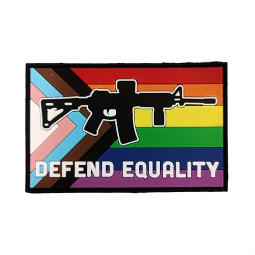 3D PVC Klett Patches lustiger, 'DEFEND EQUALITY' Aufnäher mit Stickerei, Taktisch Militär Patch, Aufnäher für Taktische Kleidung Rucksack Baseballkappe Uniform 3D PVC Klett Patches lustiger, 'DEFEND EQUALITY' Aufnäher mit Stickerei, Taktisch Militär Patch, Aufnäher für Taktische Kleidung Rucksack Baseballkappe Uniform von Ueiwffzo