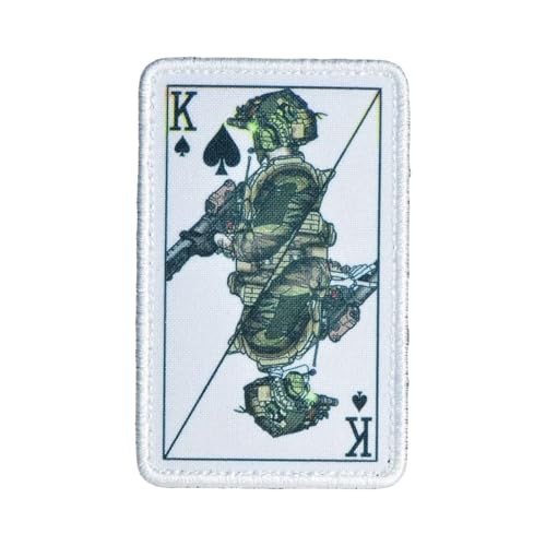 ACE K Patches Klett Militär Klett Patch Aufnäher Patches für Taktische Kleidung Rucksack Baseballkappe Uniform Weste Backpack Jackets von Ueiwffzo
