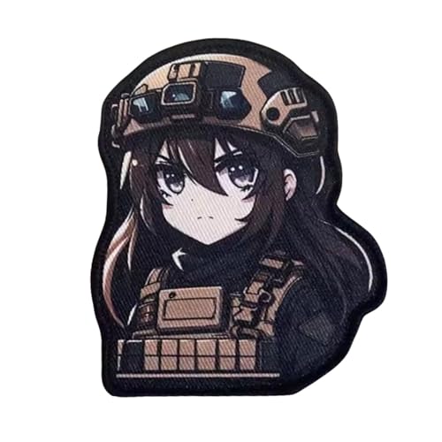 Anime-Mädchen Morale Tactical Patch Taktisches Moral-Emblem Aufnäher für Taktische Kleidung Rucksack Baseballkappe Uniform Weste Backpack Jackets Anime-Mädchen Morale Tactical Patch Taktisches Moral-Emblem Aufnäher für Taktische Kleidung Rucksack Baseballkappe Uniform Weste Backpack Jackets von Ueiwffzo