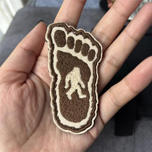 "Bigfoot-Fuß Cryptid-Kreatur Folklore" Modernes Militär Moral Taktisch Flicken Bestickter Aufnäher mit Haken- und Flauschbänder "Bigfoot-Fuß Cryptid-Kreatur Folklore" Modernes Militär Moral Taktisch Flicken Bestickter Aufnäher mit Haken- und Flauschbänder von Ueiwffzo