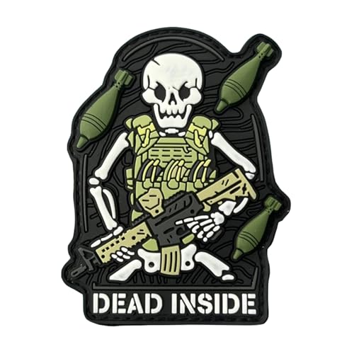 DEAD INSIDE Patches Klett Militär Stickerei Klett Patch Hook and Loop für DIY Kleidung Rucksack Gear Hat Backpack Jackets DEAD INSIDE Patches Klett Militär Stickerei Klett Patch Hook and Loop für DIY Kleidung Rucksack Gear Hat Backpack Jackets von Ueiwffzo